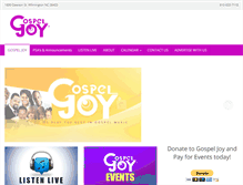 Tablet Screenshot of gospeljoy1490.net